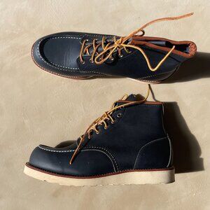 Never Worn - Red Wing 8859 6" Moc Toe Boot Navy - Mens 11.5